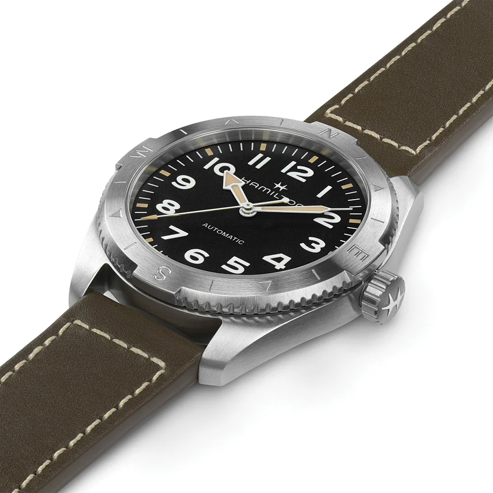 Khaki Field Expedition 41mm - Black on Strap - Image 4