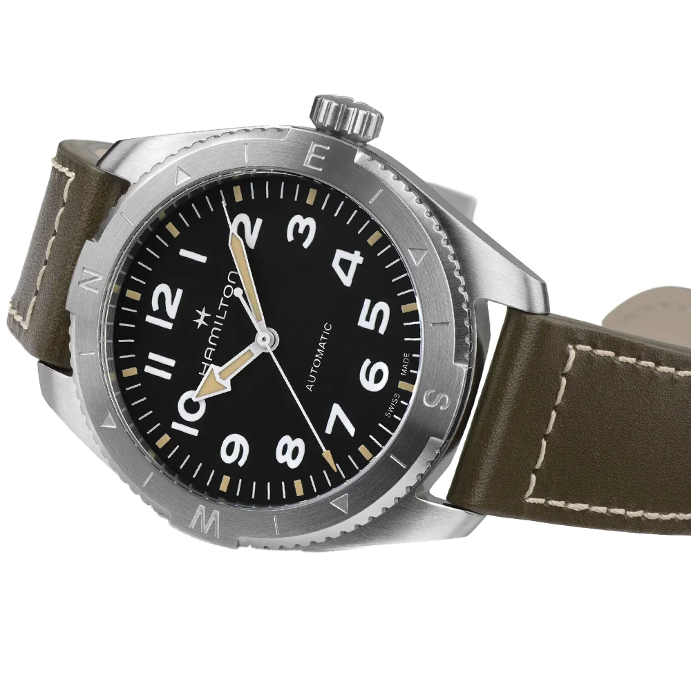 Khaki Field Expedition 41mm - Black on Strap - Image 6