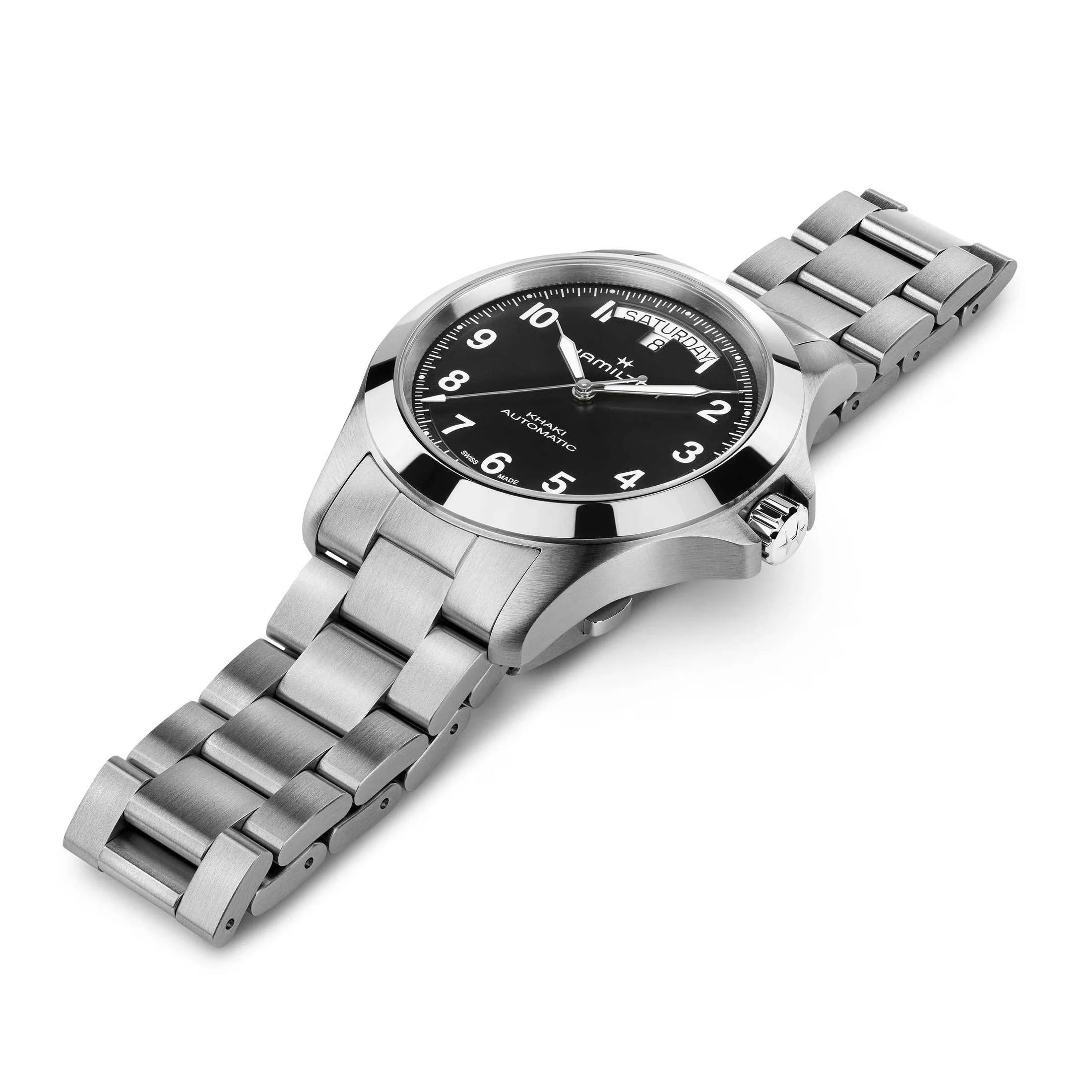Khaki Field Auto 40mm - Black on Bracelet - Image 4