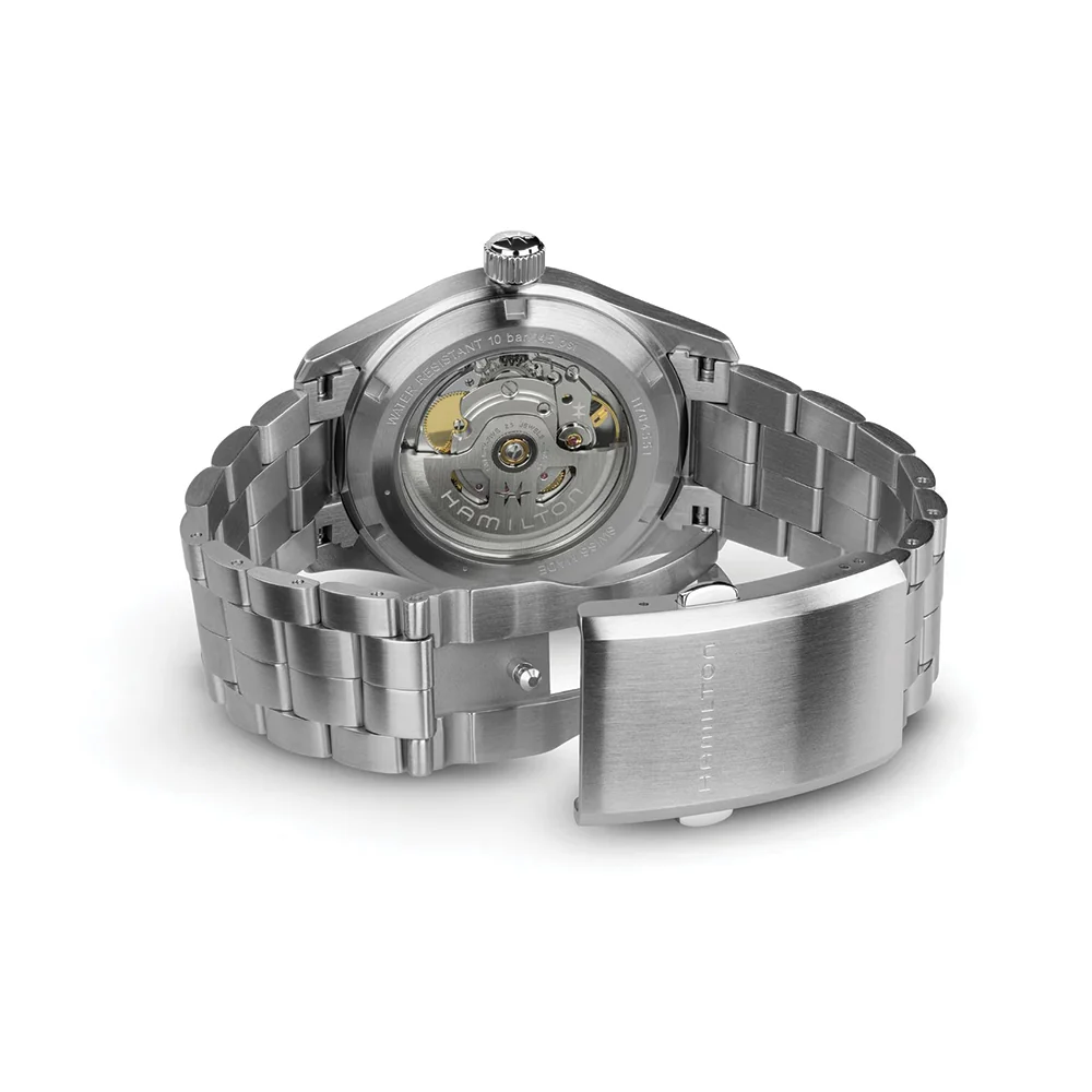 Khaki Field Auto Date 42mm - Green on Bracelet - Image 6