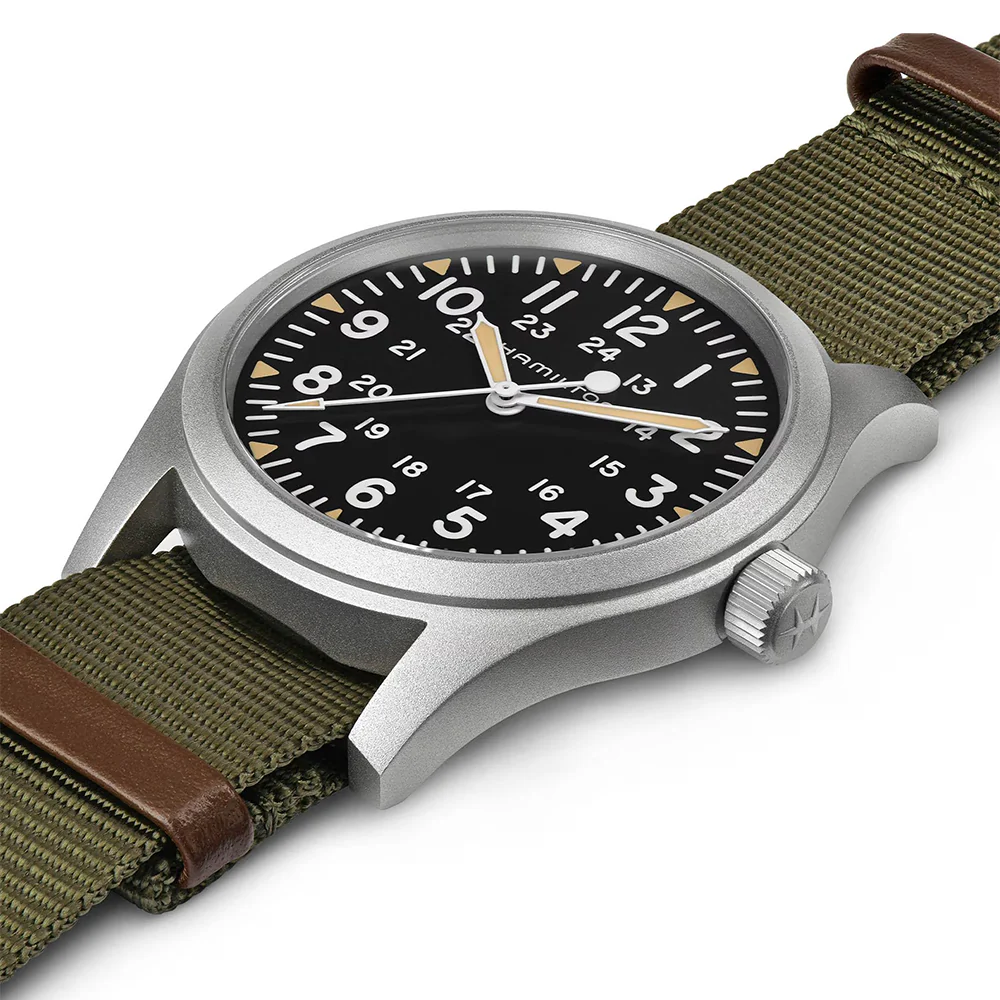 Khaki Field Mechanical 42mm - Black on Textile Strap - Image 3
