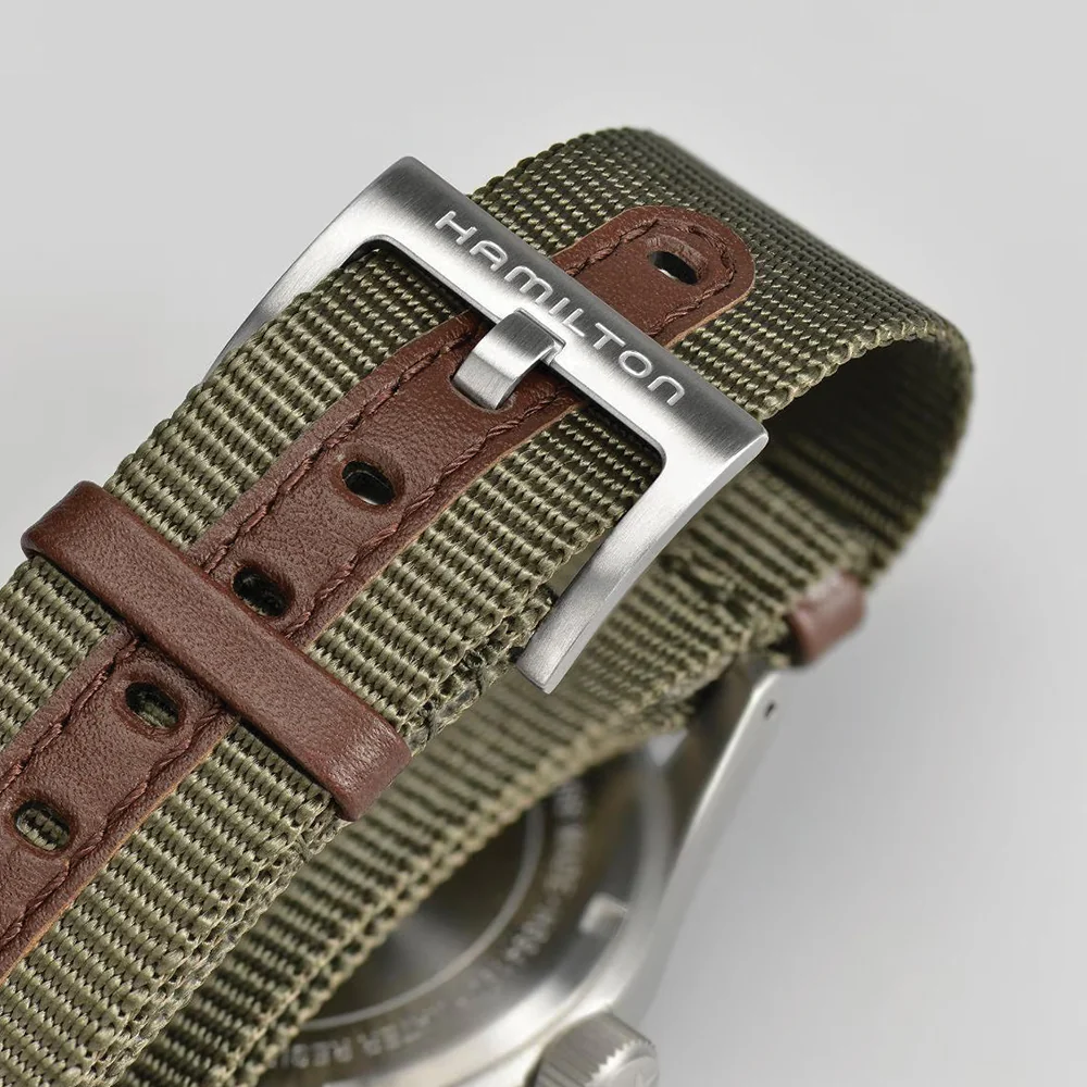 Khaki Field Mechanical 38mm - Black on Textile Strap - Image 6