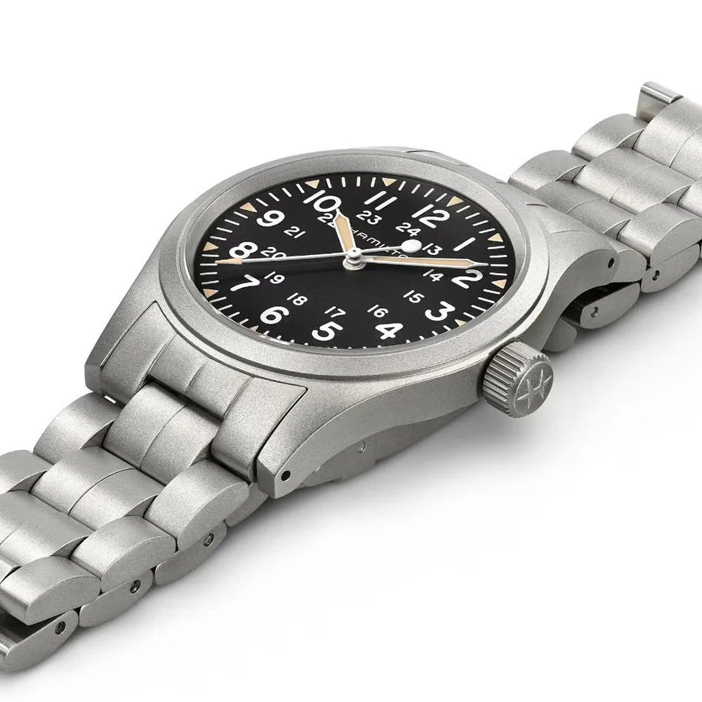 Khaki Field Mechanical 38mm - Black on Bracelet - Image 3
