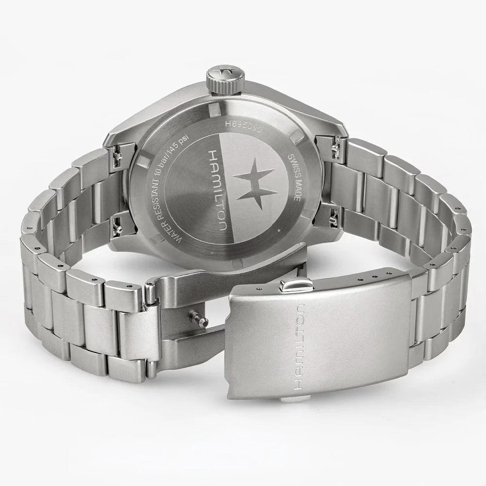 Khaki Field Mechanical Power Reserve 40mm - White on Bracelet - Image 6