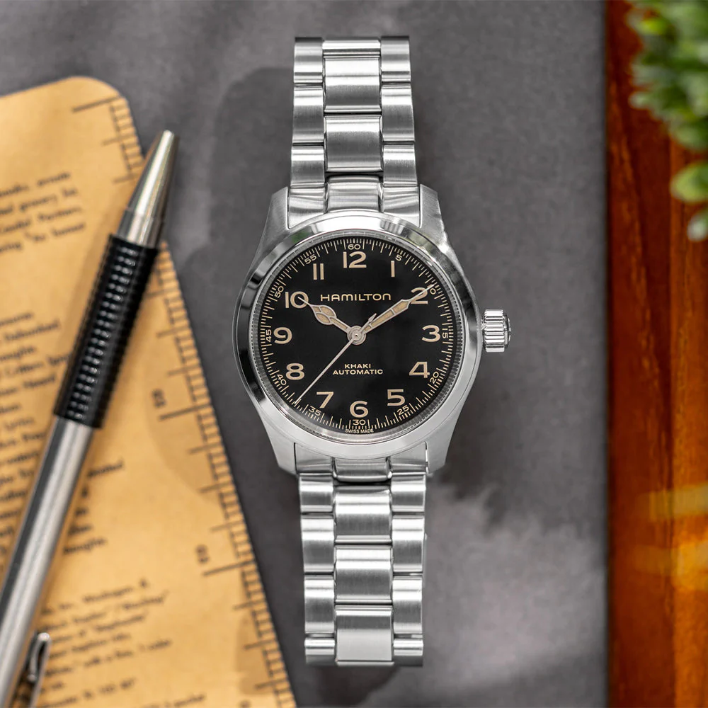 Khaki Field Murph 38mm - Black on Bracelet - Image 2