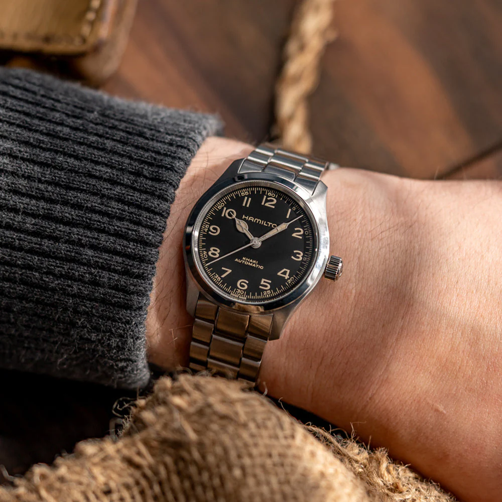 Khaki Field Murph 38mm - Black on Bracelet - Image 3