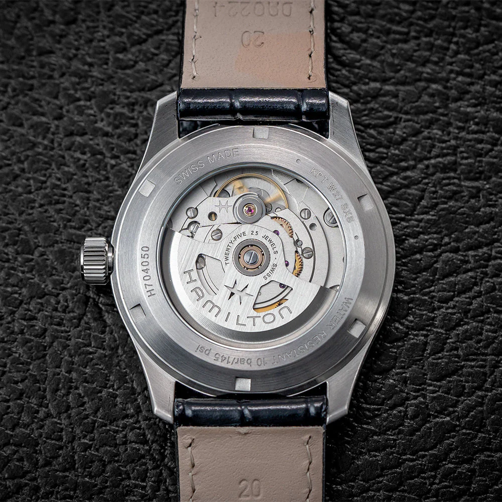 Khaki Field Murph 38mm - White on Leather Strap - Image 7