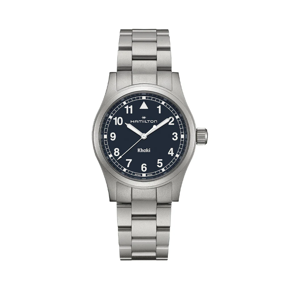 Khaki Field Quartz 38mm - Blue on Bracelet