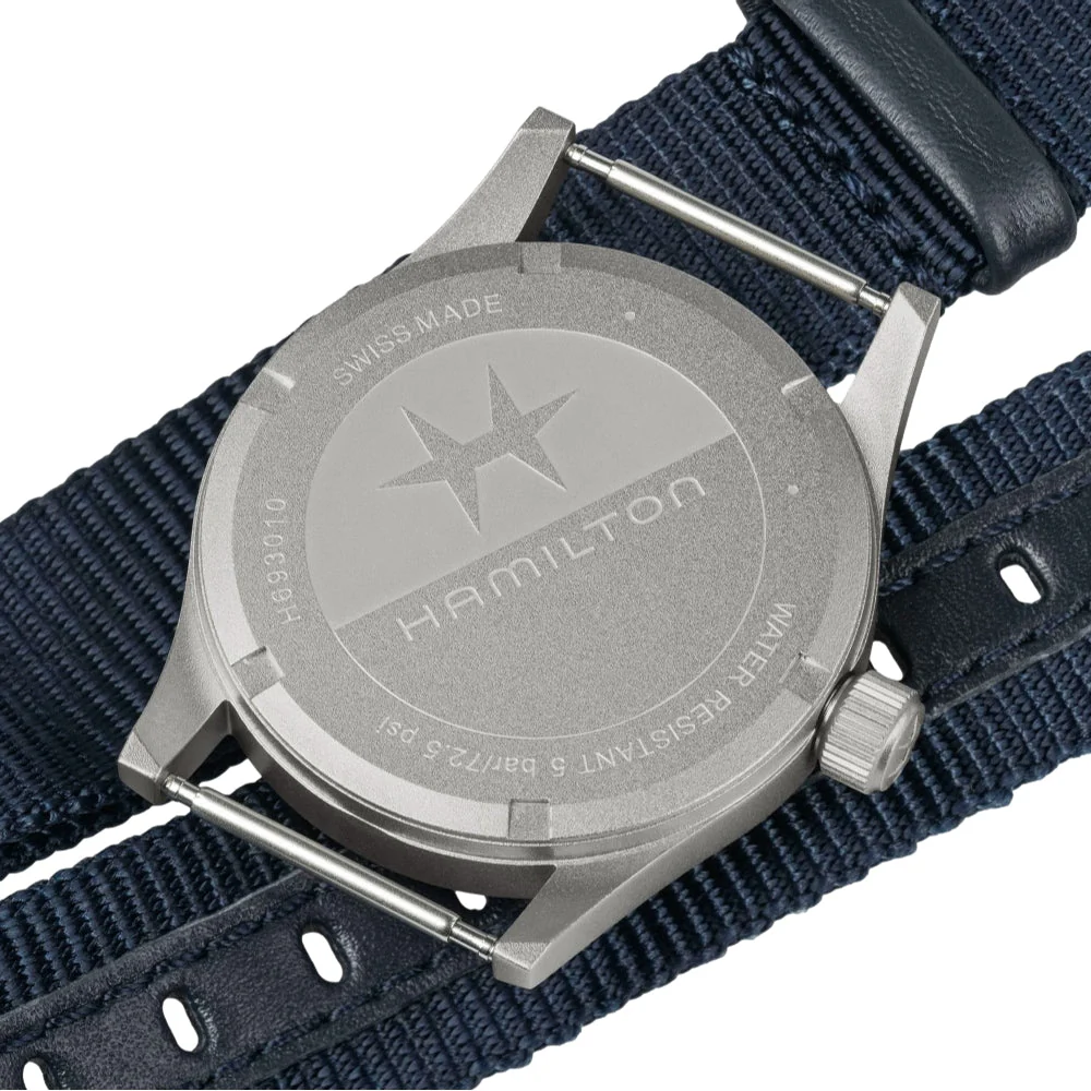 Khaki Field Quartz 33mm - Blue on One-Piece Textile Strap - Image 5
