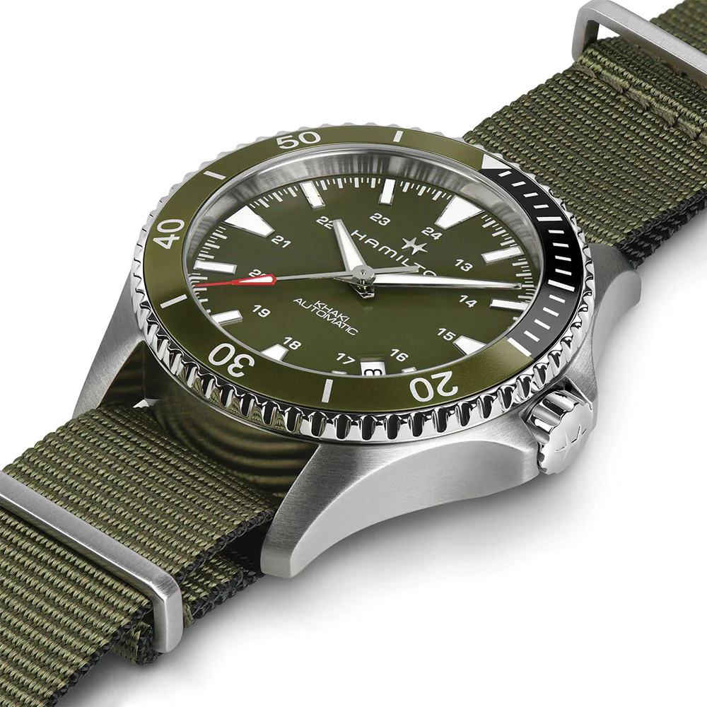 Khaki Navy Scuba Auto 40mm - Green on Green Strap - Image 2