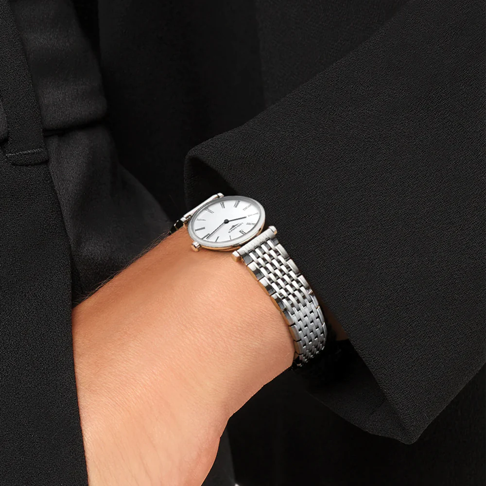 La Grande Classique De Longines 24mm - White on Bracelet - Image 3