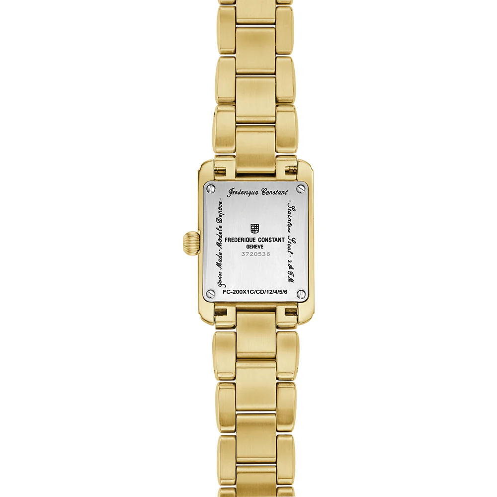 Classic Carrée Ladies Gold-Tone Steel 23mm - Silver on Bracelet - Image 3