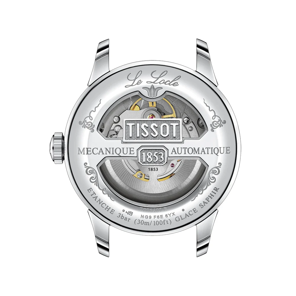 Le Locle Powermatic 80 39.3mm - Black on Leather Strap - Image 3