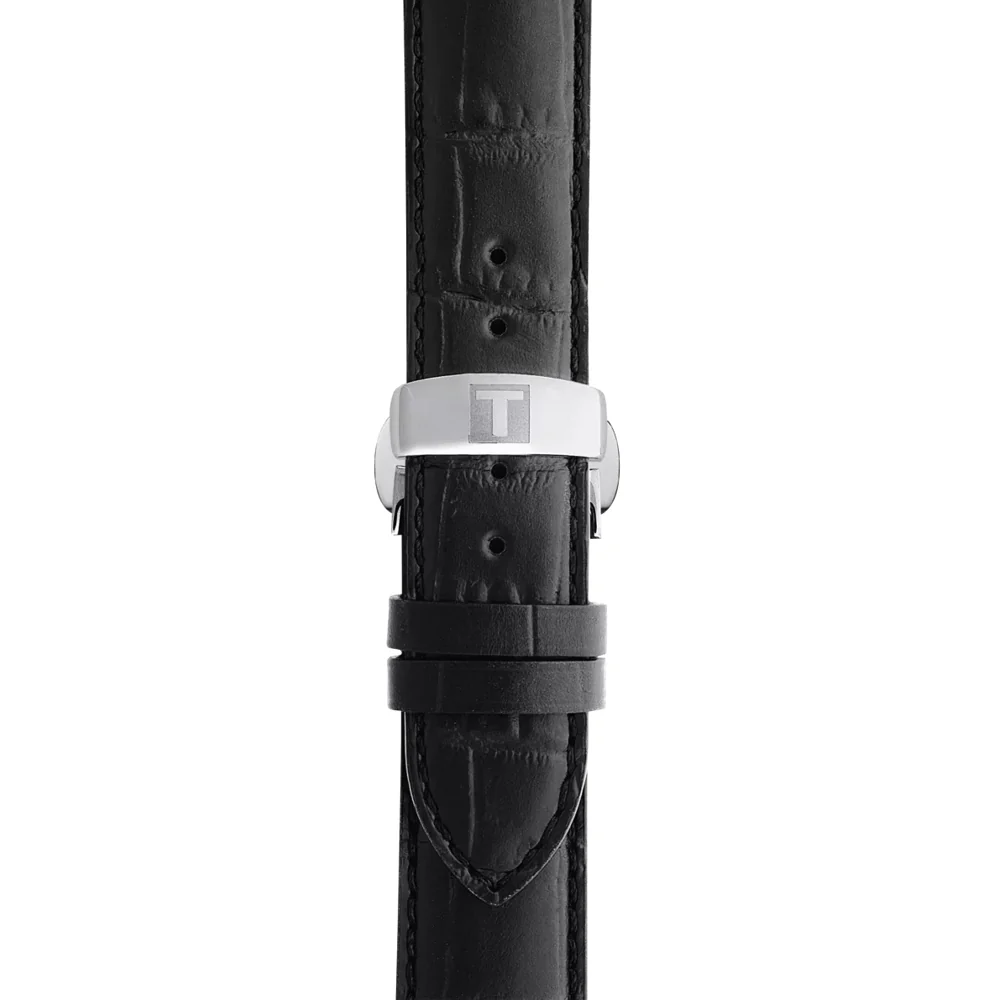 Le Locle Powermatic 80 39.3mm - Black on Leather Strap - Image 4