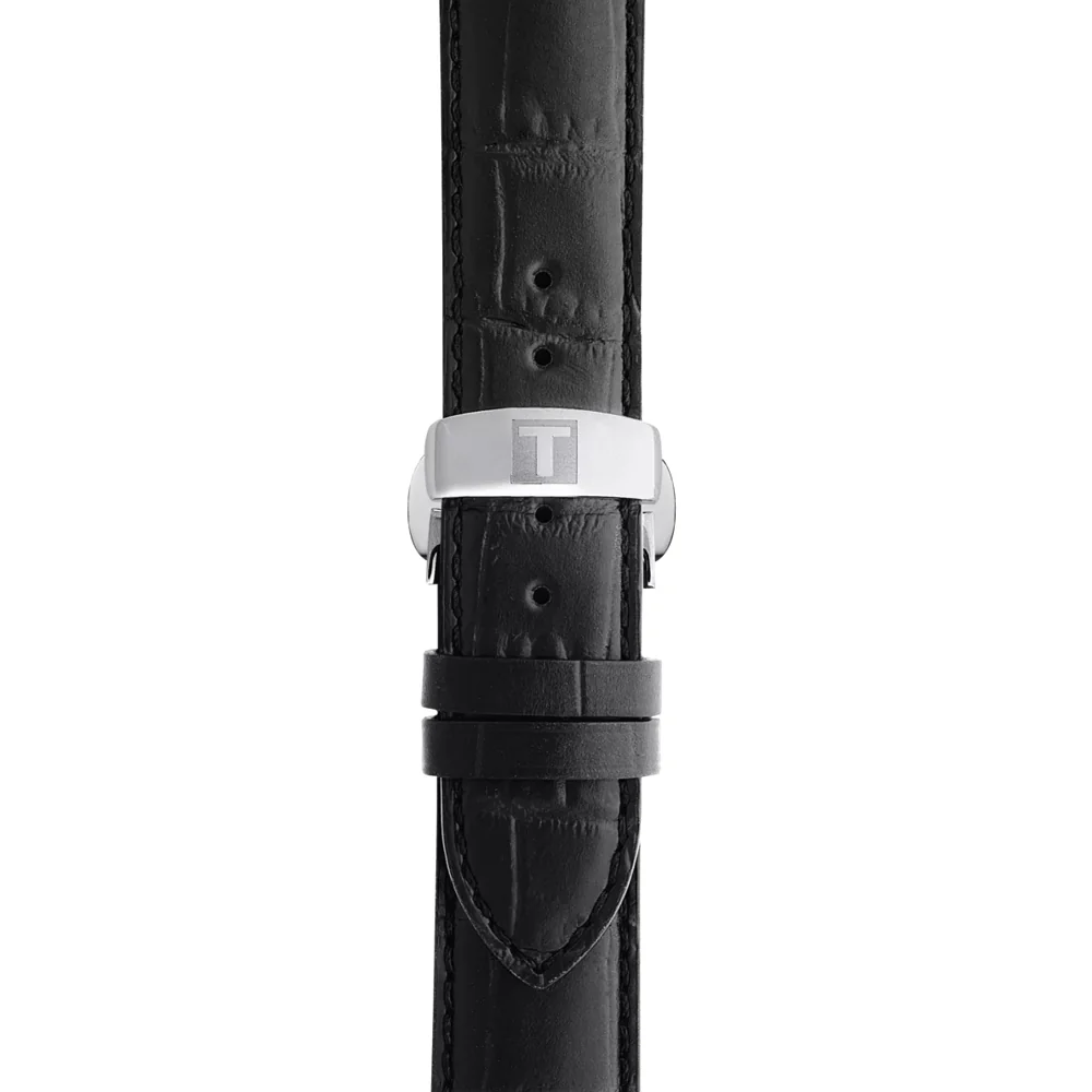 Le Locle Powermatic 80 39.3mm - Silver on Leather Strap - Image 4