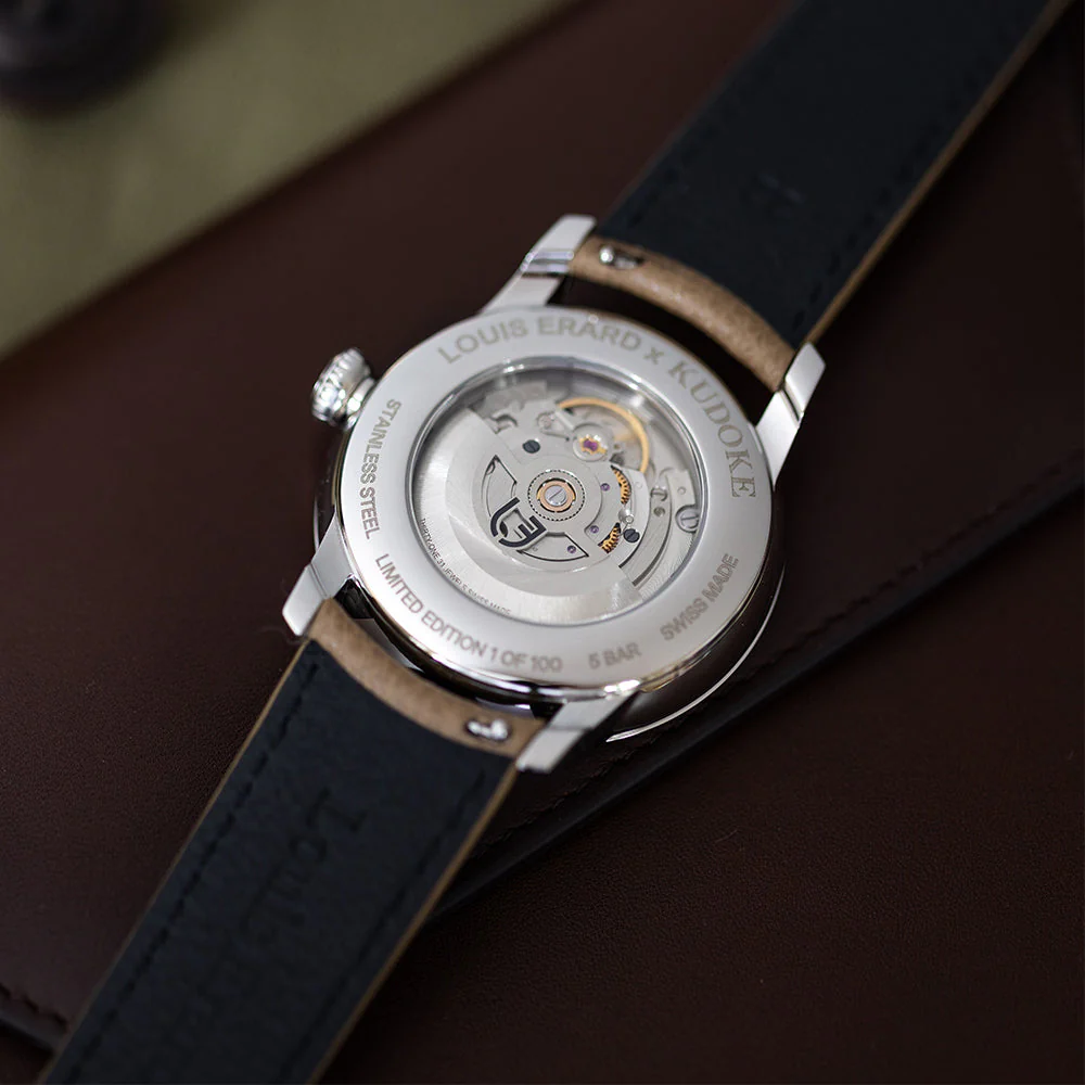 Louis Erard x KUDOKE Le Régulateur 42mm - Forest Green - Image 5