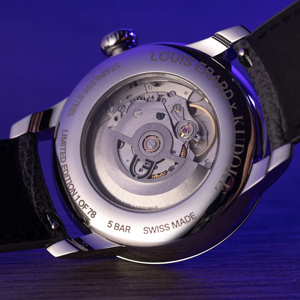 Louis Erard x KUDOKE Le Régulateur 42mm - Purple - Image 4