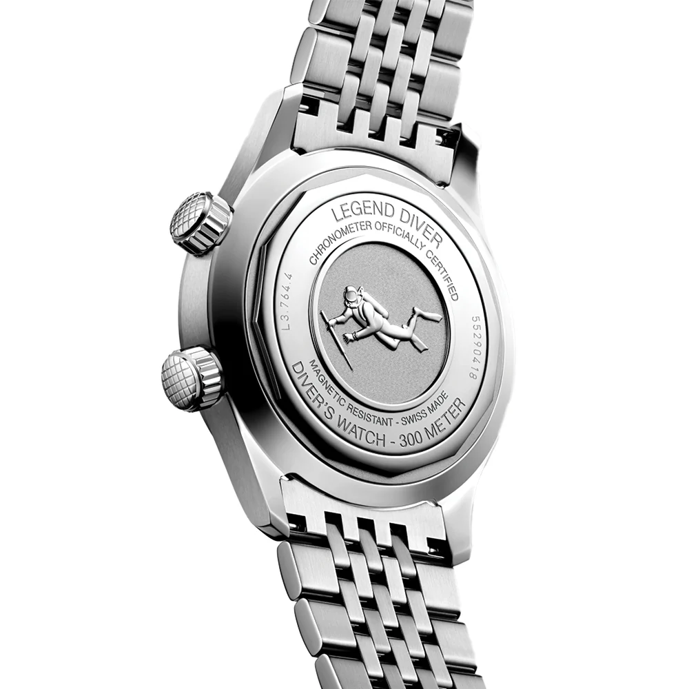 Legend Diver 39mm - White on Bracelet - Image 8