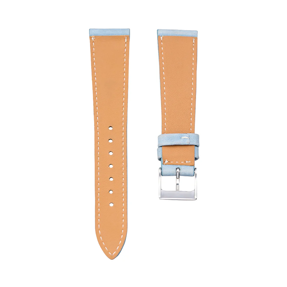 Light Blue Nubuck Leather Strap - Image 2