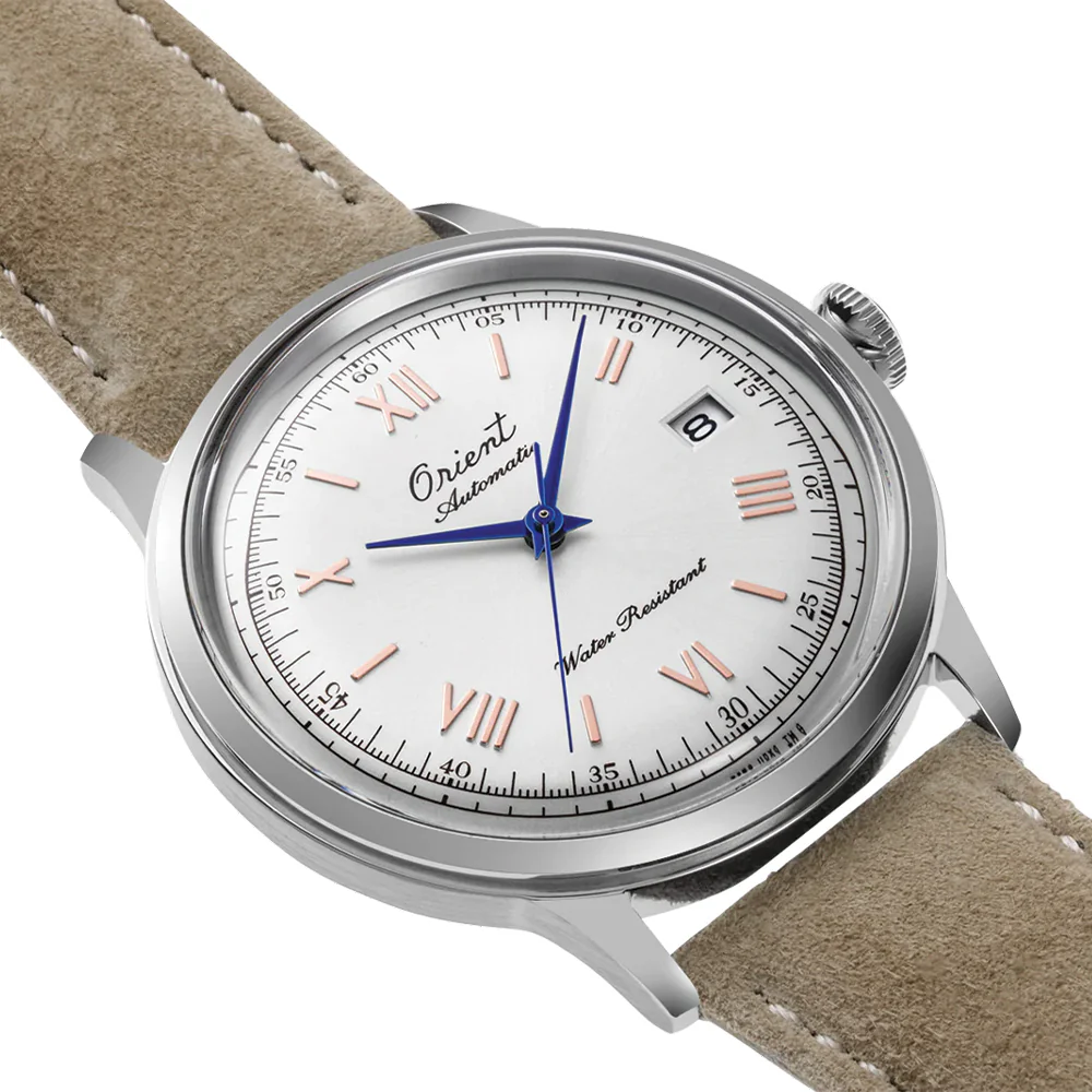 Limited Edition Bambino Version 2 40.5mm - White on Leather Strap w/ Extra Strap - Image 2