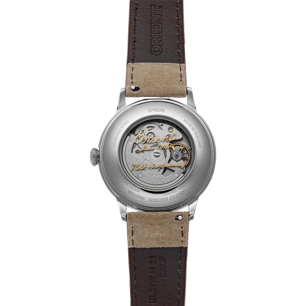 Limited Edition Bambino Version 2 40.5mm - White on Leather Strap w/ Extra Strap - Image 3