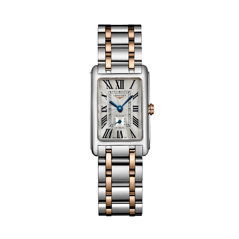 DolceVita Two-Tone 32mm - Silver "Fliniqué" Dial On Bracelet