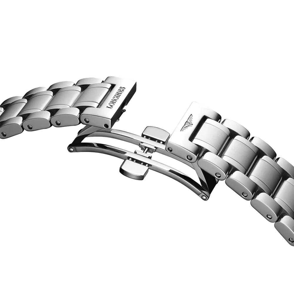 Master Collection Chrono Moonphase 40mm - Silver on Bracelet - Image 9