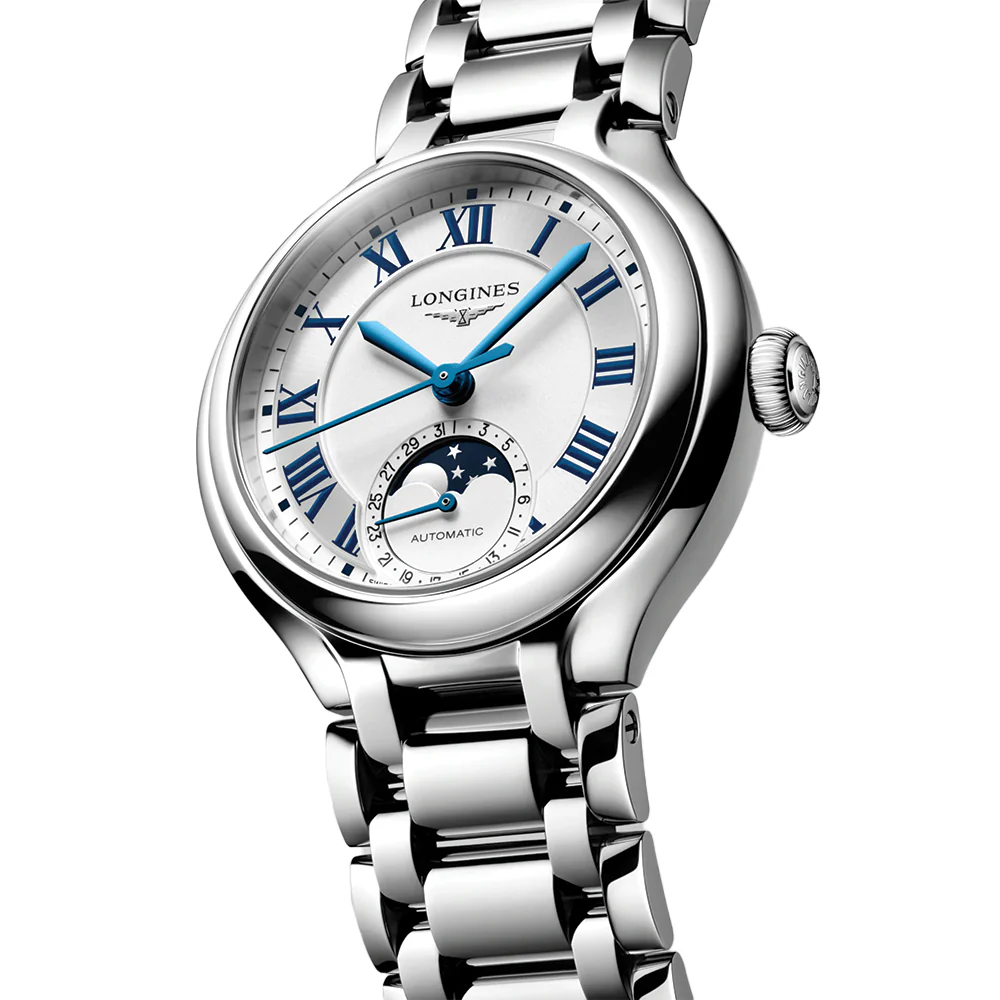 PrimaLuna Moonphase 34mm - Opaline Ivory on Bracelet - Image 2