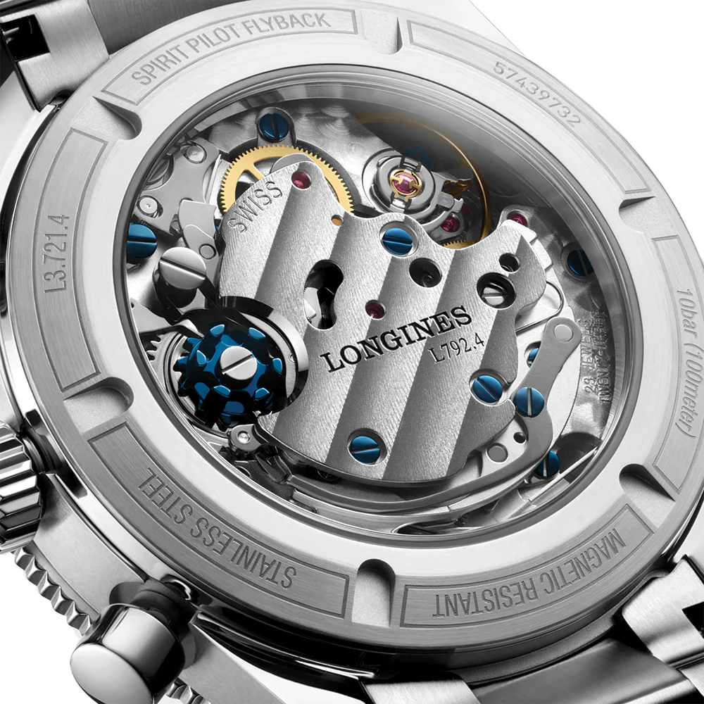 Longines Spirit Pilot Flyback 39.5mm - Black on Bracelet - Image 5