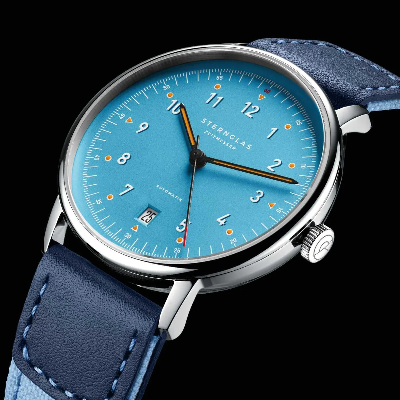 Lumatik Automatic 38mm - Blue on Nylon Strap - Image 4