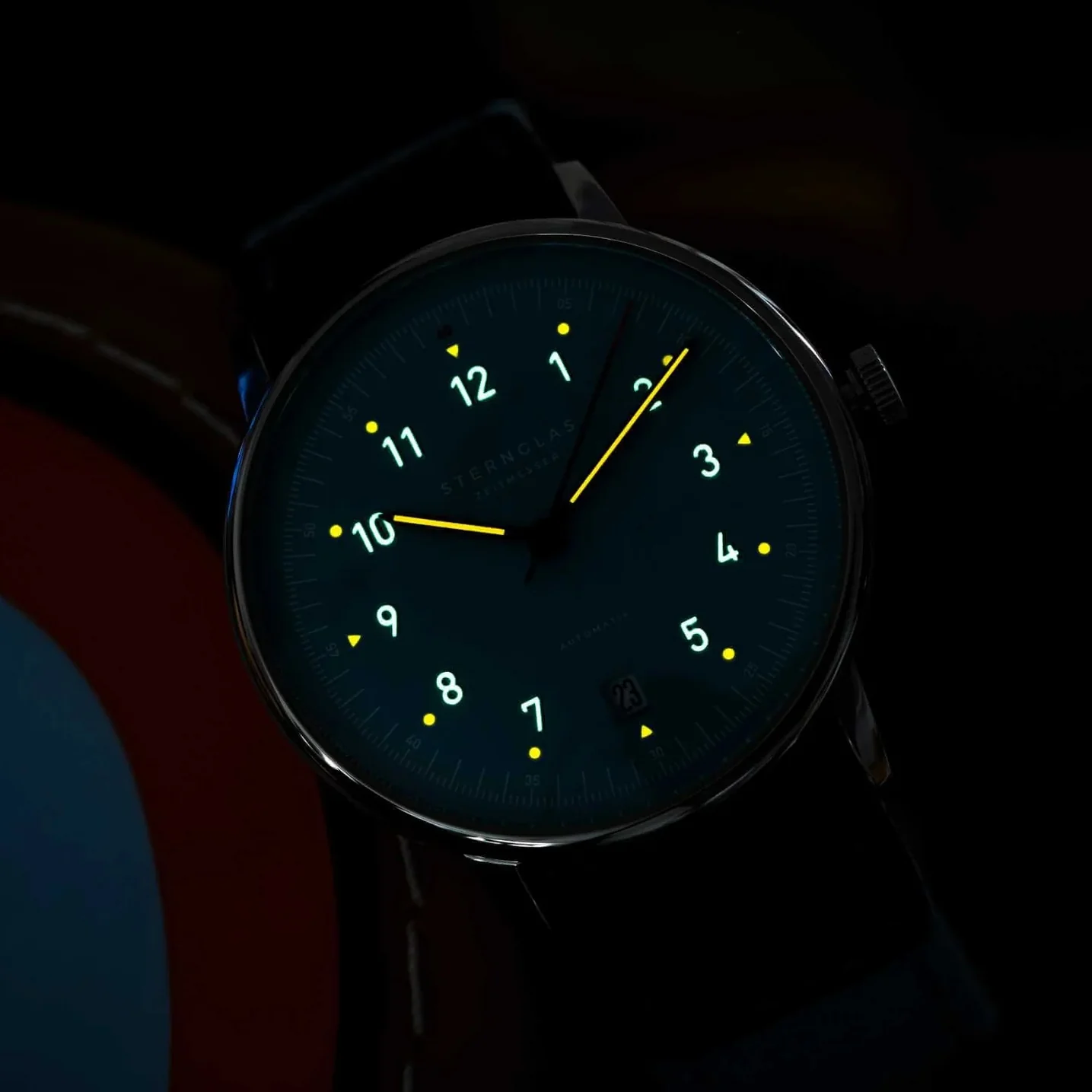 Lumatik Automatic 38mm - Blue on Nylon Strap - Image 5