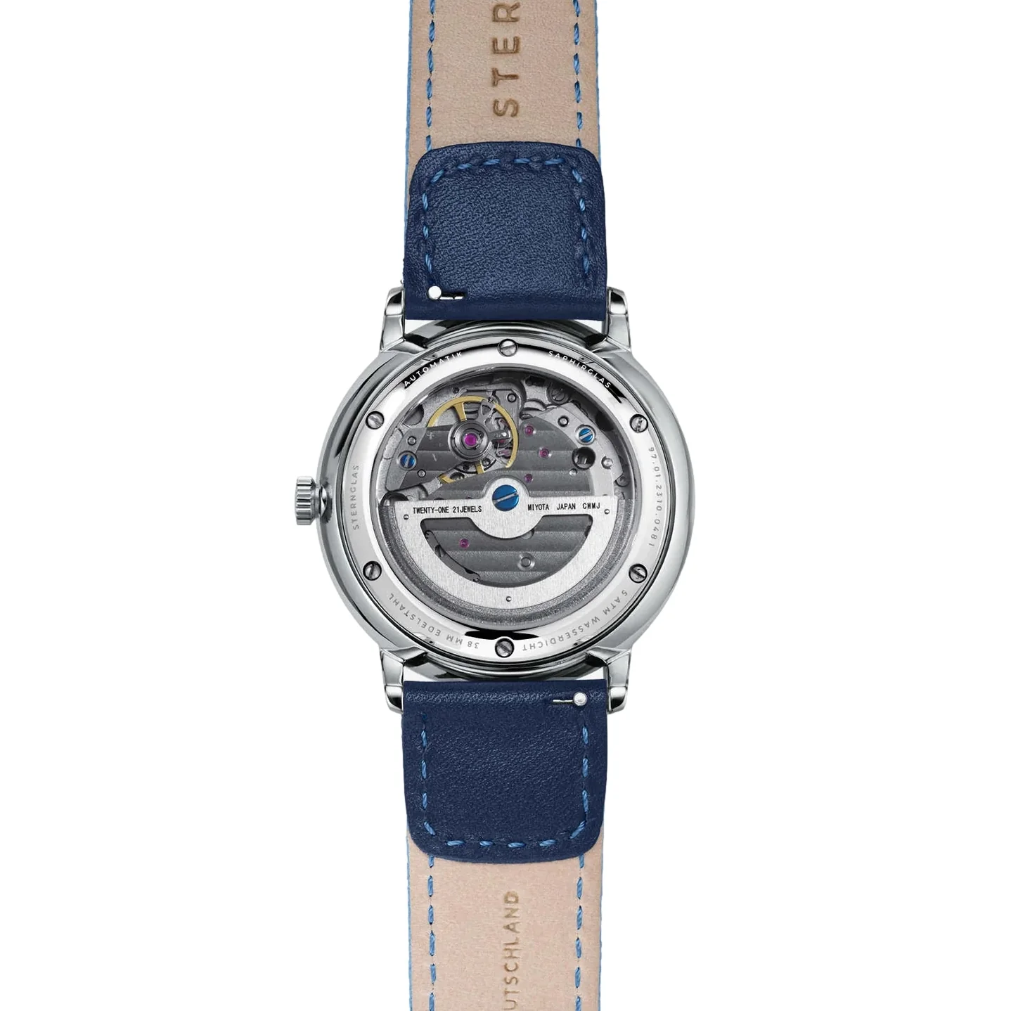 Lumatik Automatic 38mm - Blue on Nylon Strap - Image 6