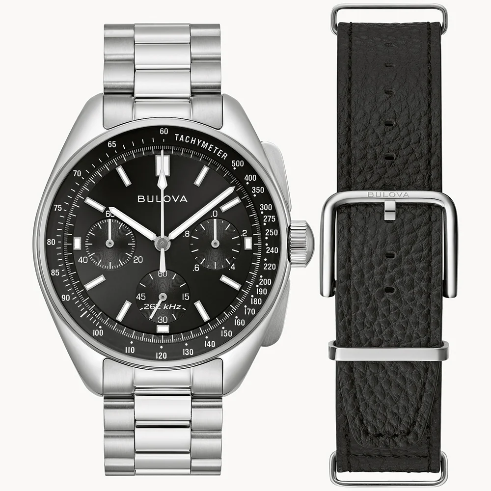 Lunar Pilot 43.5mm - Black on Bracelet - Image 8