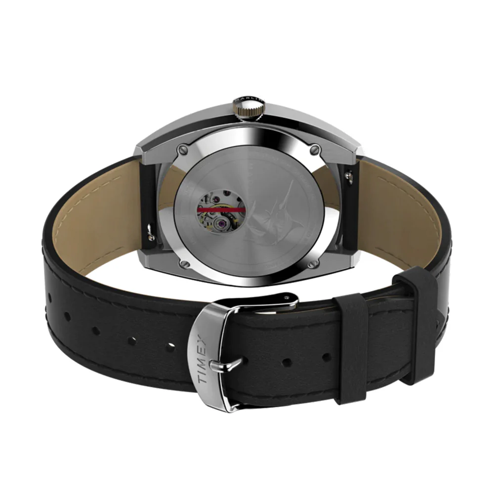 Marlin® Sub-Dial Automatic 39mm - Black on Leather Strap - Image 3