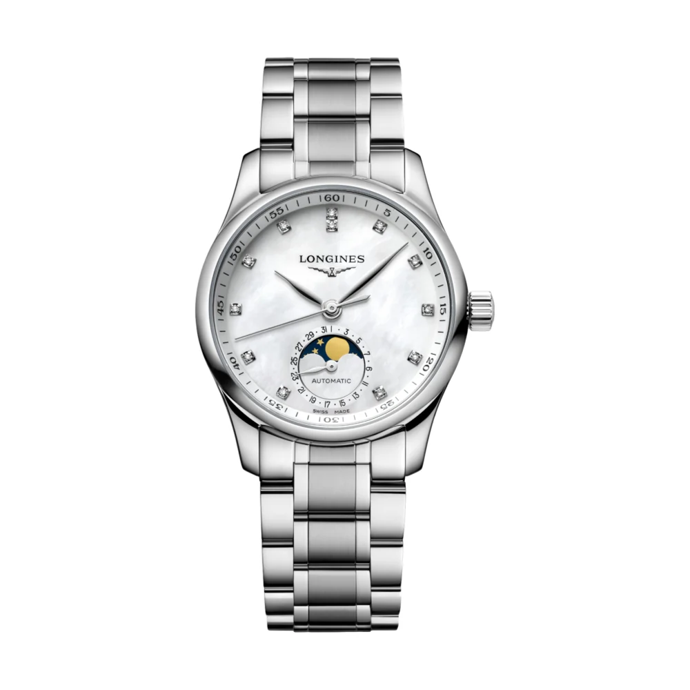 Master Collection Moonphase 34mm - Silver on Bracelet