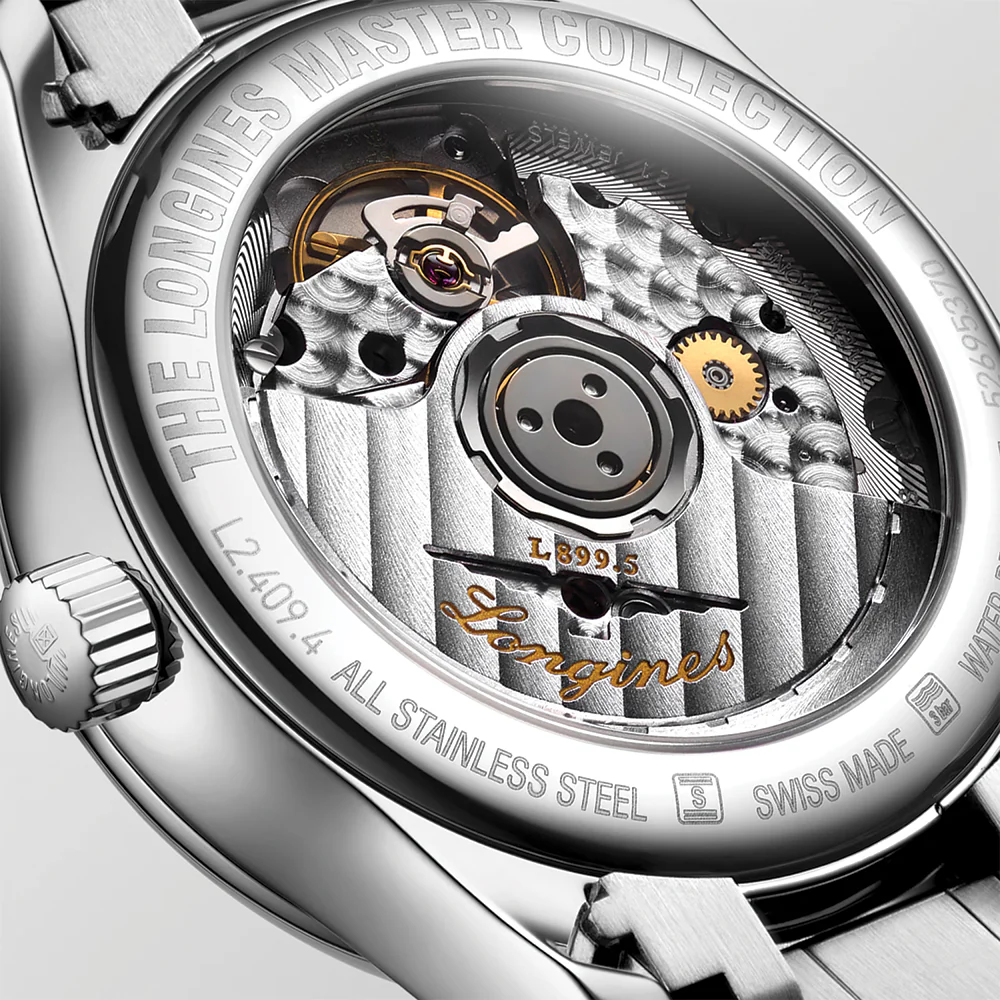 Master Collection Moonphase 34mm - Silver on Bracelet - Image 7