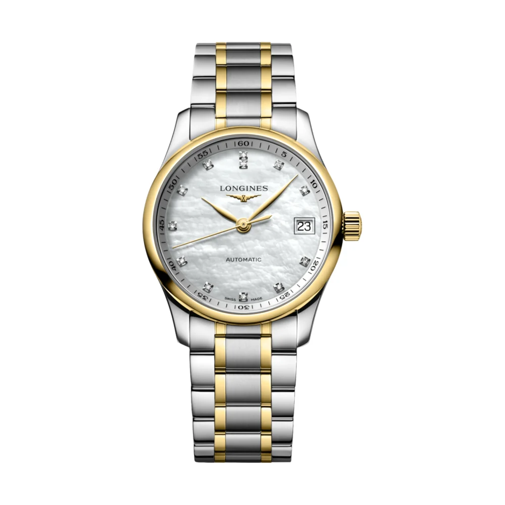 Master Collection Two-Tone 34mm - White Mother-Of-Pearl on Bracelet