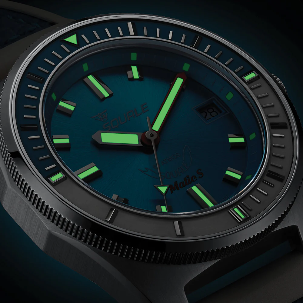 Matic S 37.8mm - Light Blue on HydroLeather Strap - Image 6