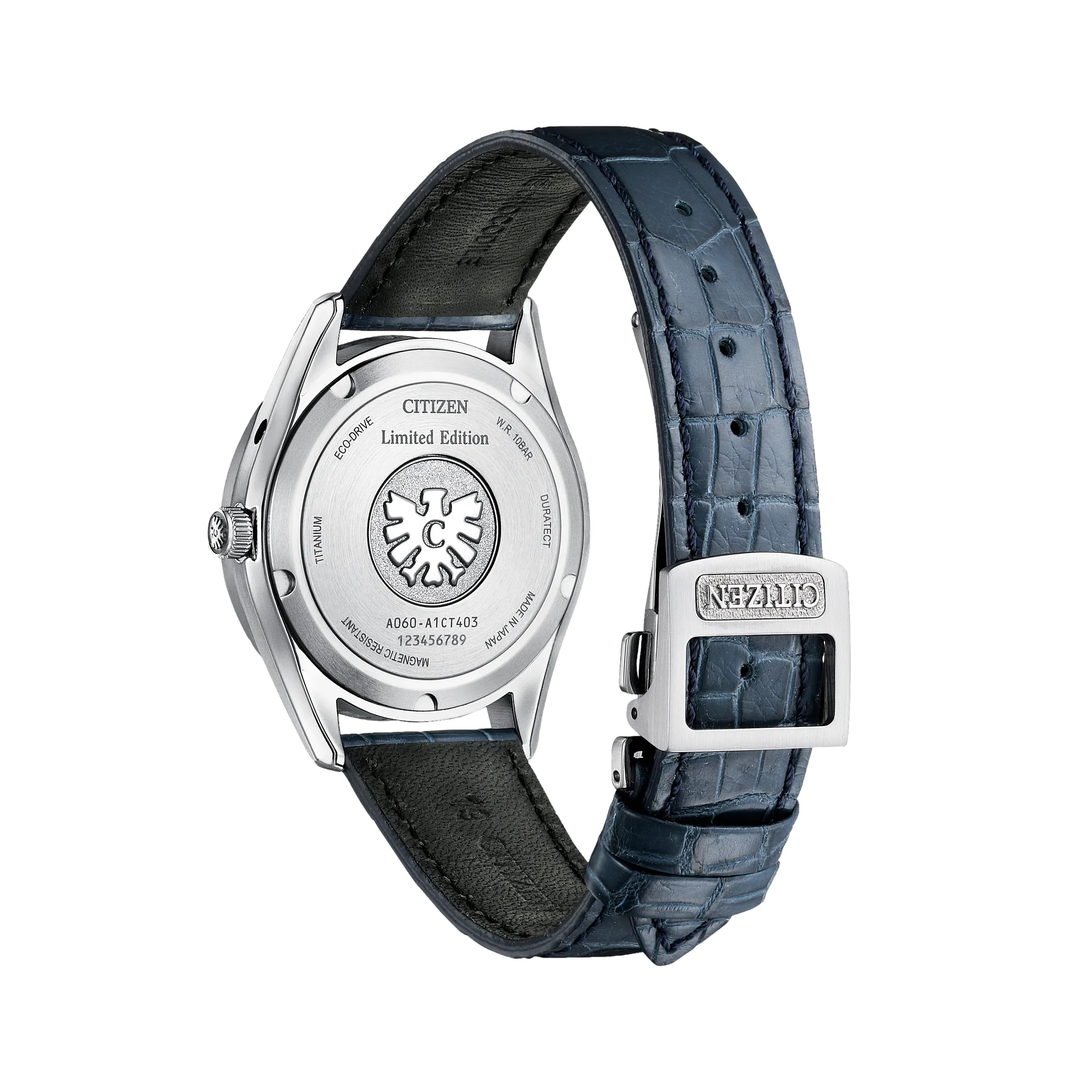 The CITIZEN Super Titanium™ Limited Edition 38.3mm - Blue on Leather Strap - Image 4