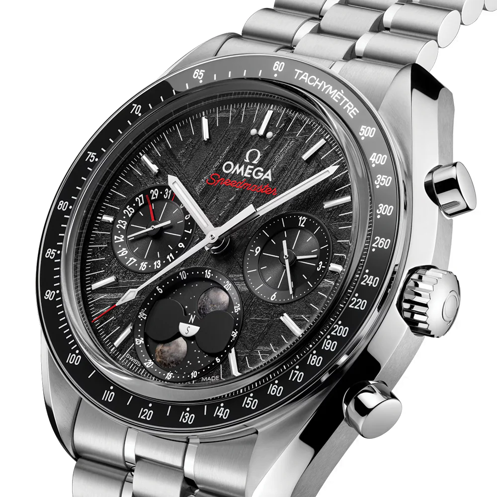 Speedmaster Moonphase Meteorite 43mm - Black PVD Dial on Bracelet - Image 2