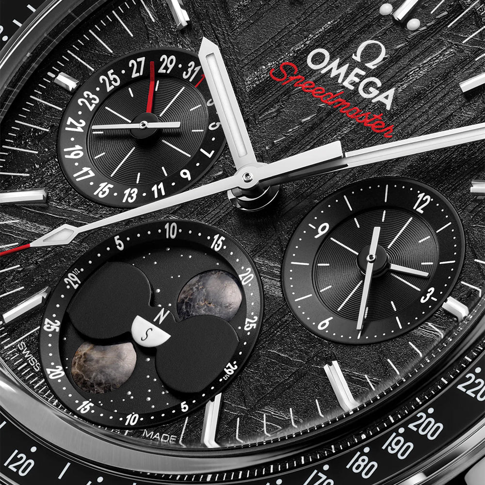 Speedmaster Moonphase Meteorite 43mm - Black PVD Dial on Bracelet - Image 3