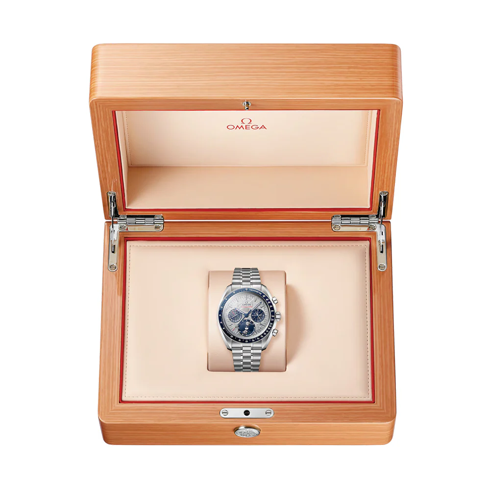 Speedmaster Moonphase Meteorite 43mm - Galvanic Grey on Bracelet - Image 6