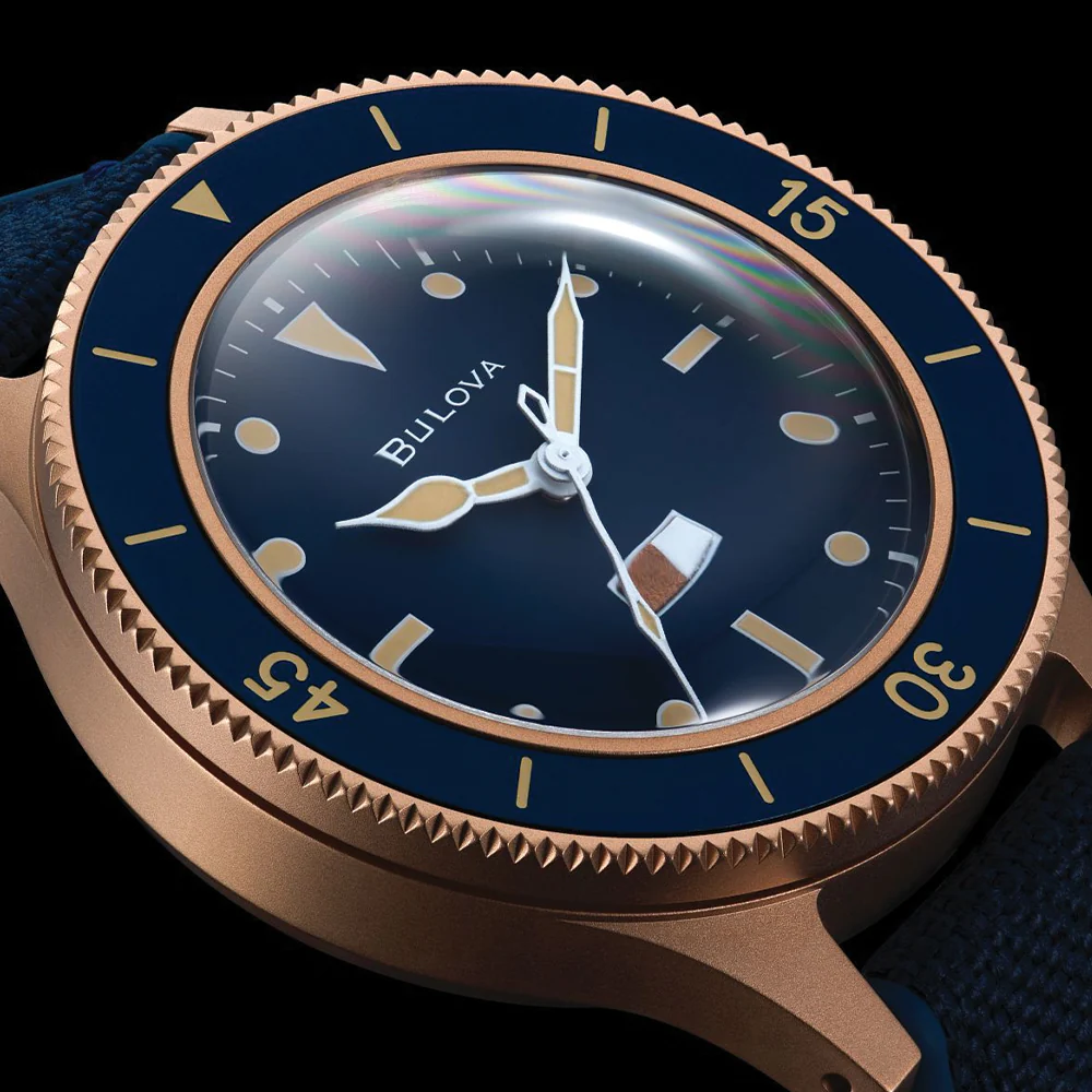 MIL-SHIPS Bronze Special Edition 41mm - Blue on Strap - Image 3