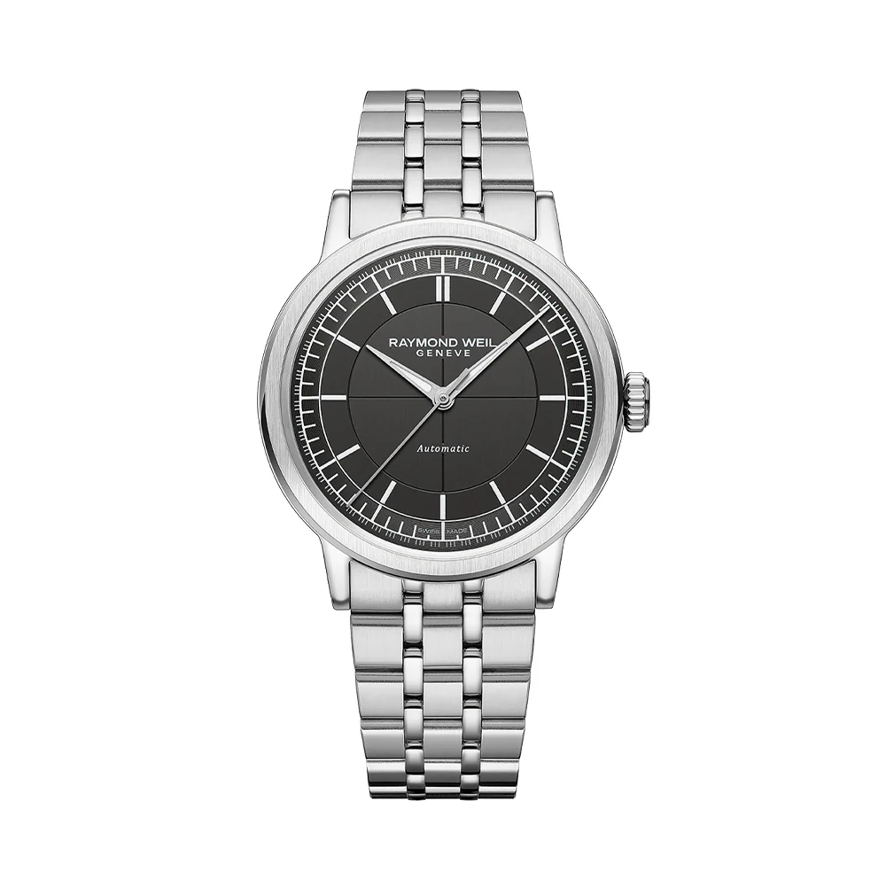 Millesime Men's Automatic Sector Dial 39.5mm - Anthracite on Bracelet
