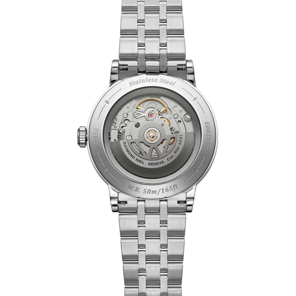 Millesime Men's Automatic Small Seconds Sector Dial 39.5mm - Grey on Bracelet - Image 3