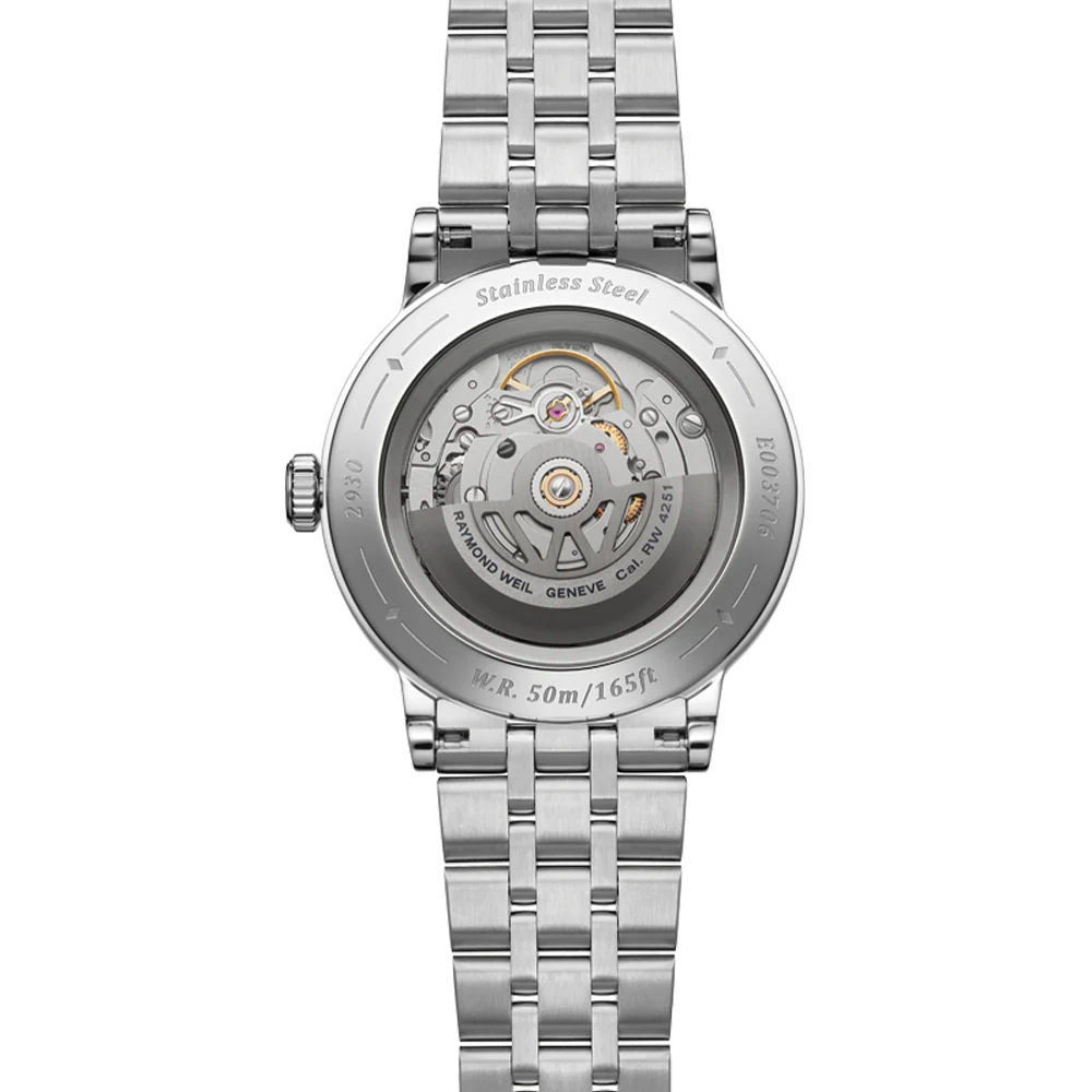 Millesime Men's Automatic Small Seconds Sector Dial 39.5mm - Green on Bracelet - Image 4