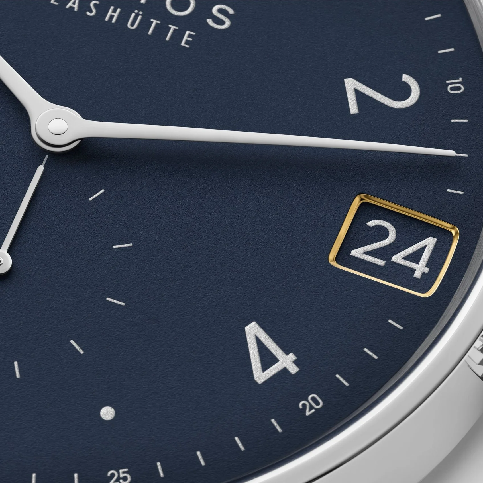 Minimatik Date 39mm - Blue on Leather Strap - Image 3