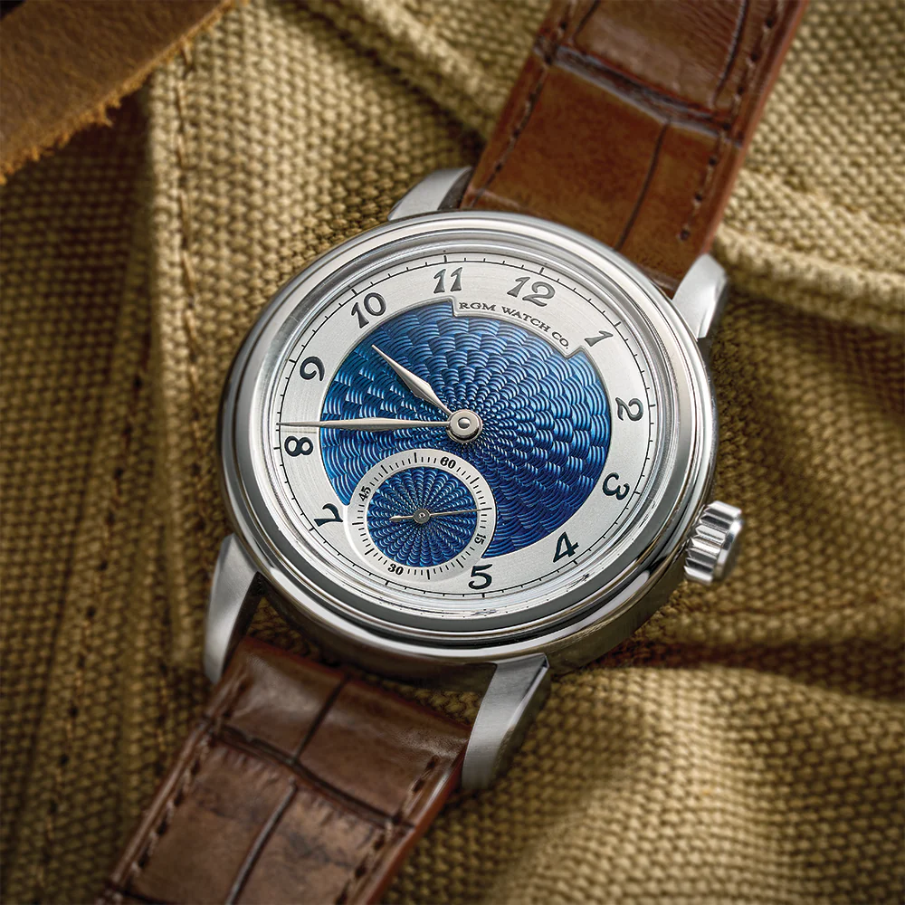 RGM 501 Teddy Baldassarre Edition 39mm – Blue on Leather Strap - Image 2