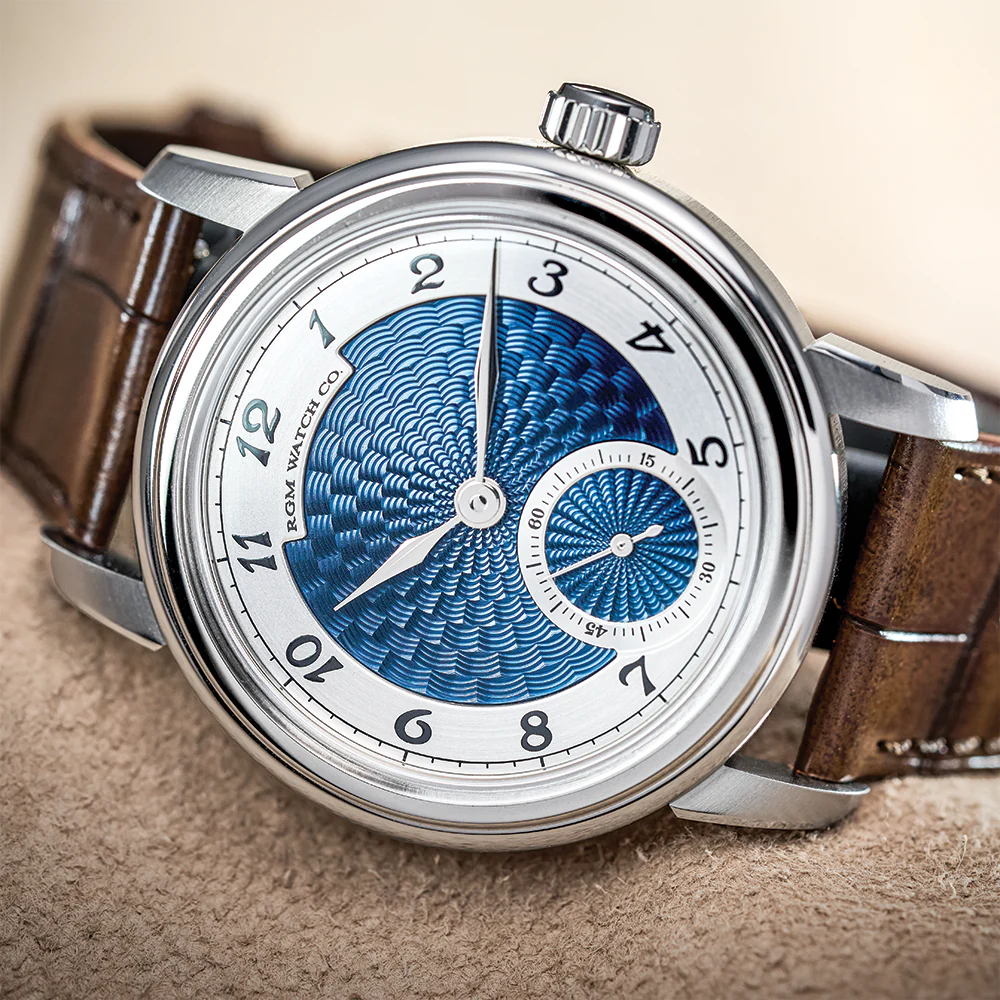 RGM 501 Teddy Baldassarre Edition 39mm – Blue on Leather Strap - Image 4
