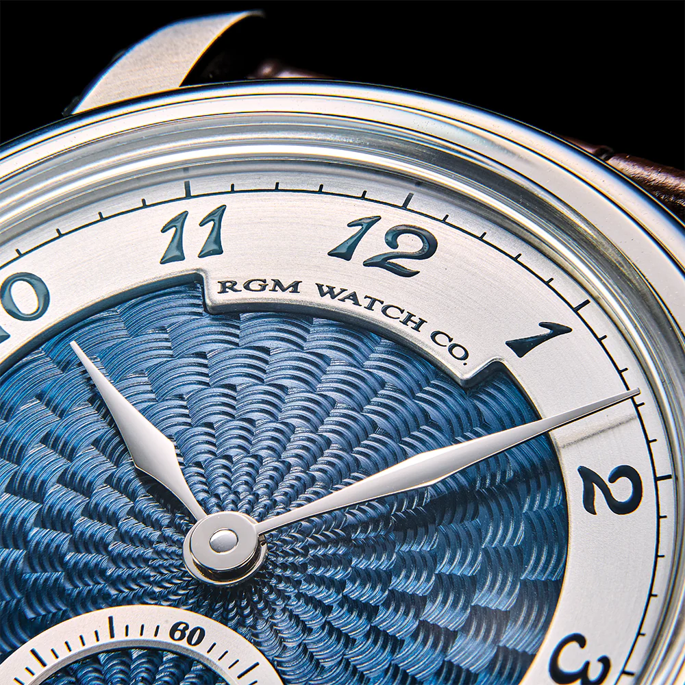RGM 501 Teddy Baldassarre Edition 39mm – Blue on Leather Strap - Image 5